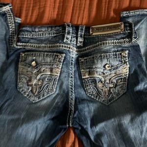 rock revival size 29 blingy boot cut jeans. no wear or tear.